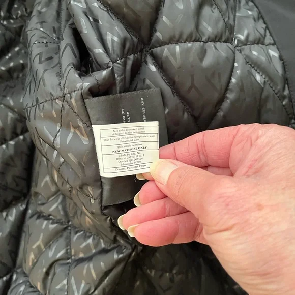 Marc New York Black Jacket with Faux Fur Collar Size M - Picture 11 of 12